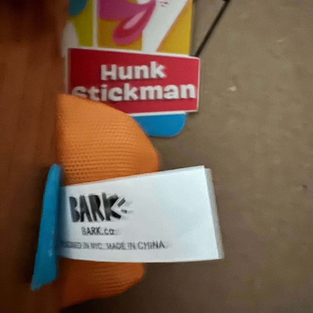 Bark Box Hunky Stick man Dog Toy NEW